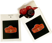 Flip Lid Cardboard Box with Choc Beans 25g *Plastic Free*